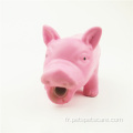 Jouets de chien de porc de viny de PVC jouets en plastique adaptés aux besoins du client